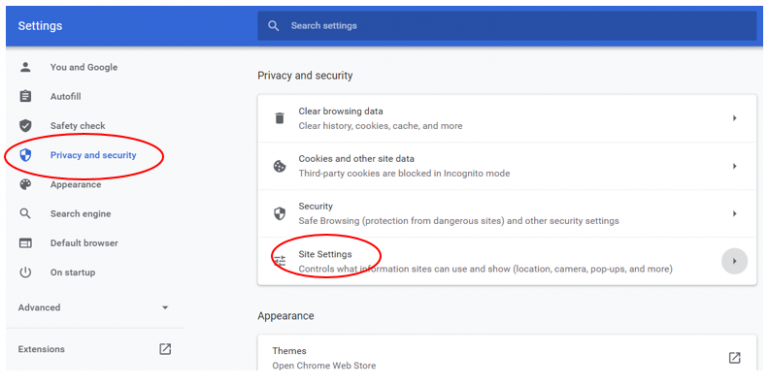 http www google chrome settings http www google chrome settings